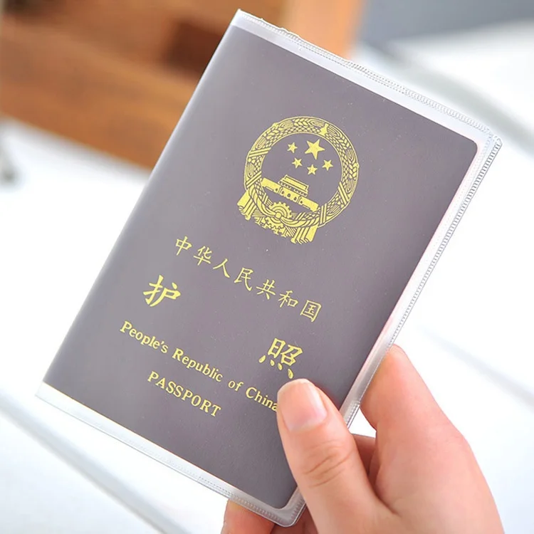Index Card Holder - 3Pcs New Passport Protective Cover Transparent