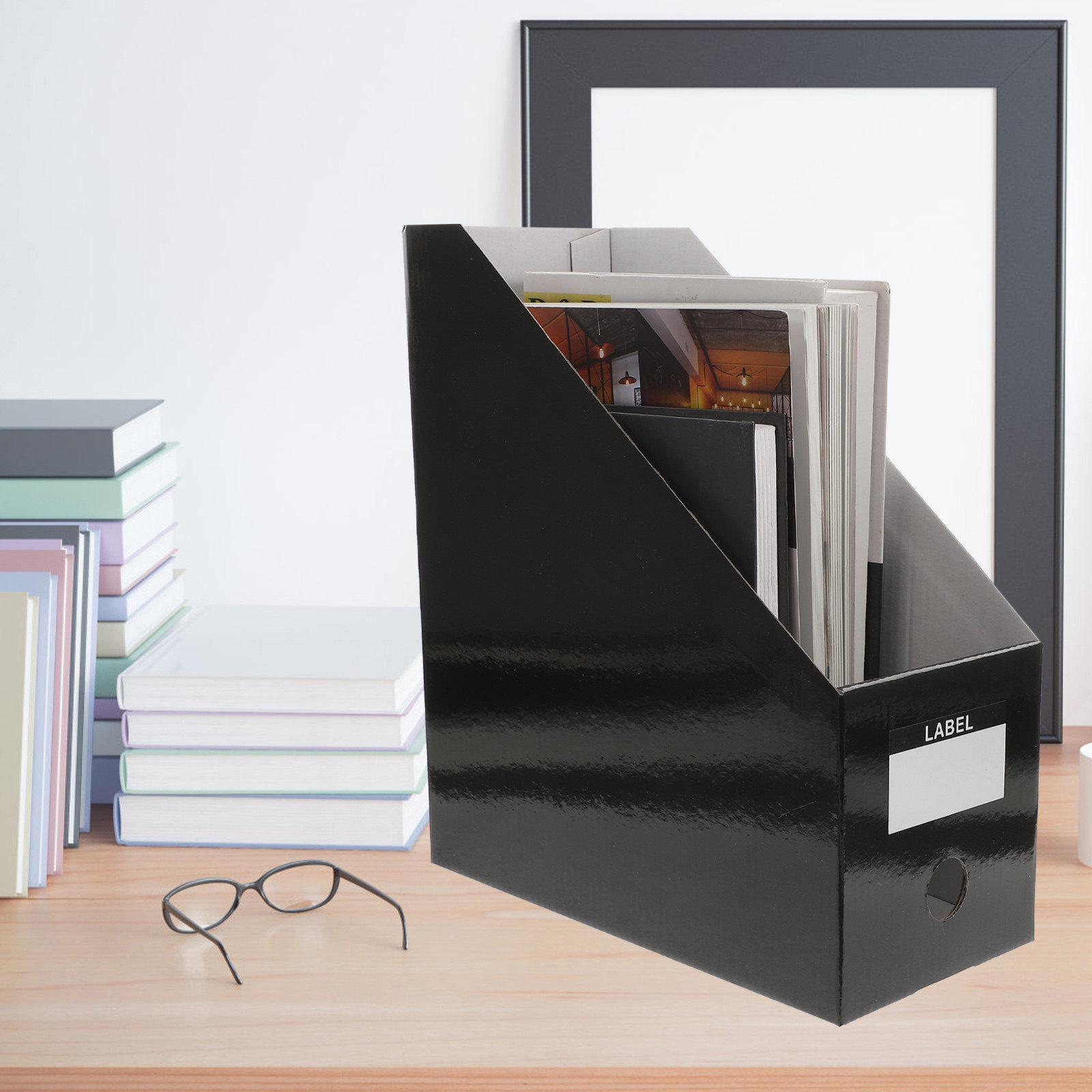 3Pcs Desktop File Folder Organ - Magazine Holder Rack review and price