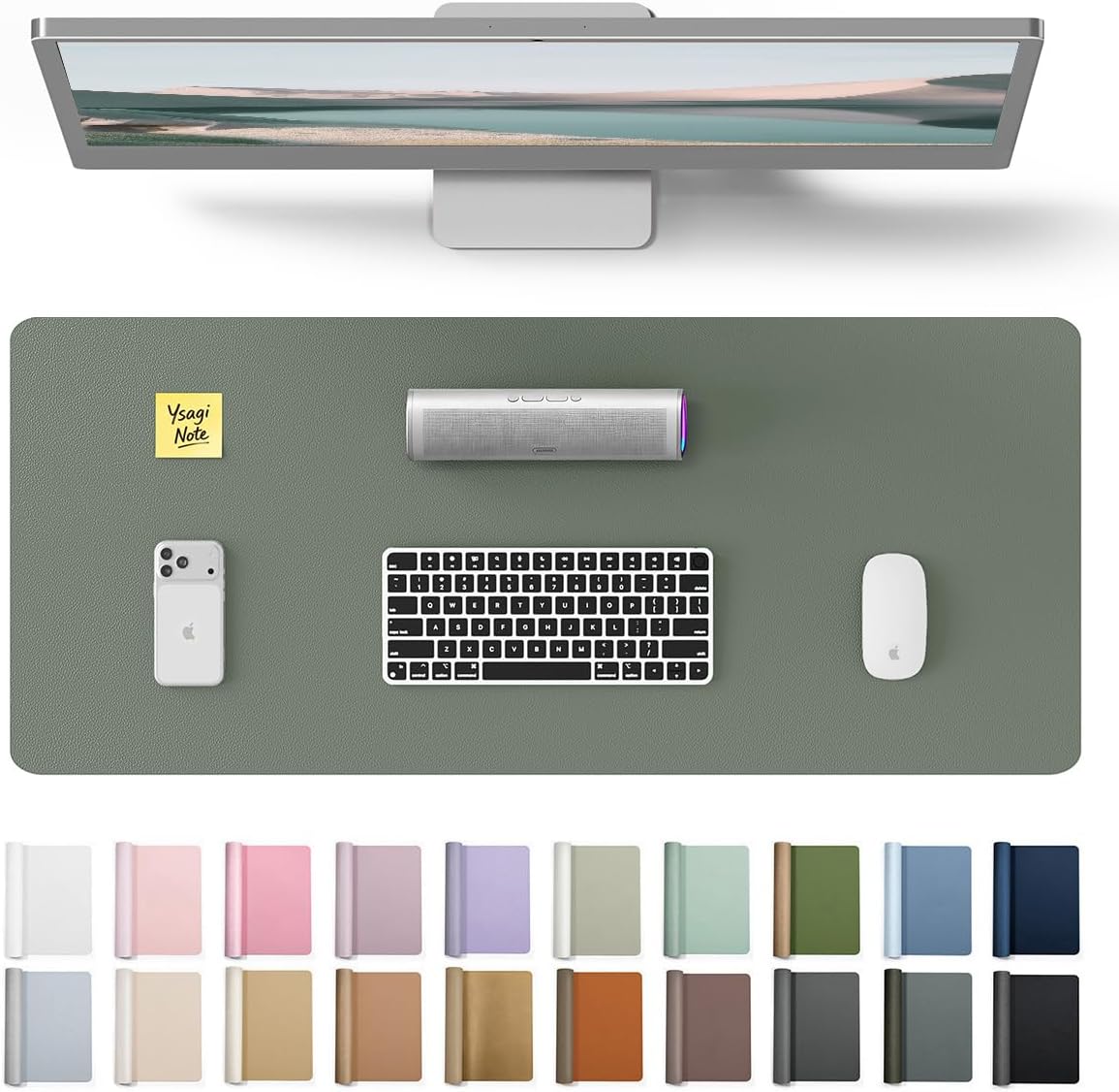 Leather Desk Pad Protector, La - Leather Desk Pad review and price