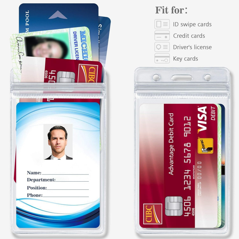 ID card holder with metal badg - Index Card Holder review and price