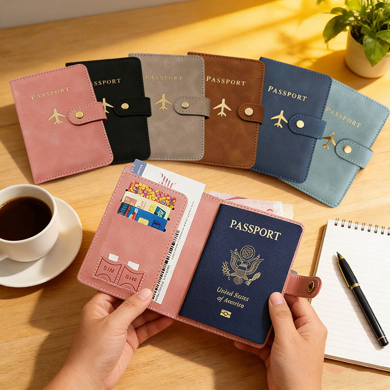 Leather Passport Holder Covers - Index Card Holder review and price