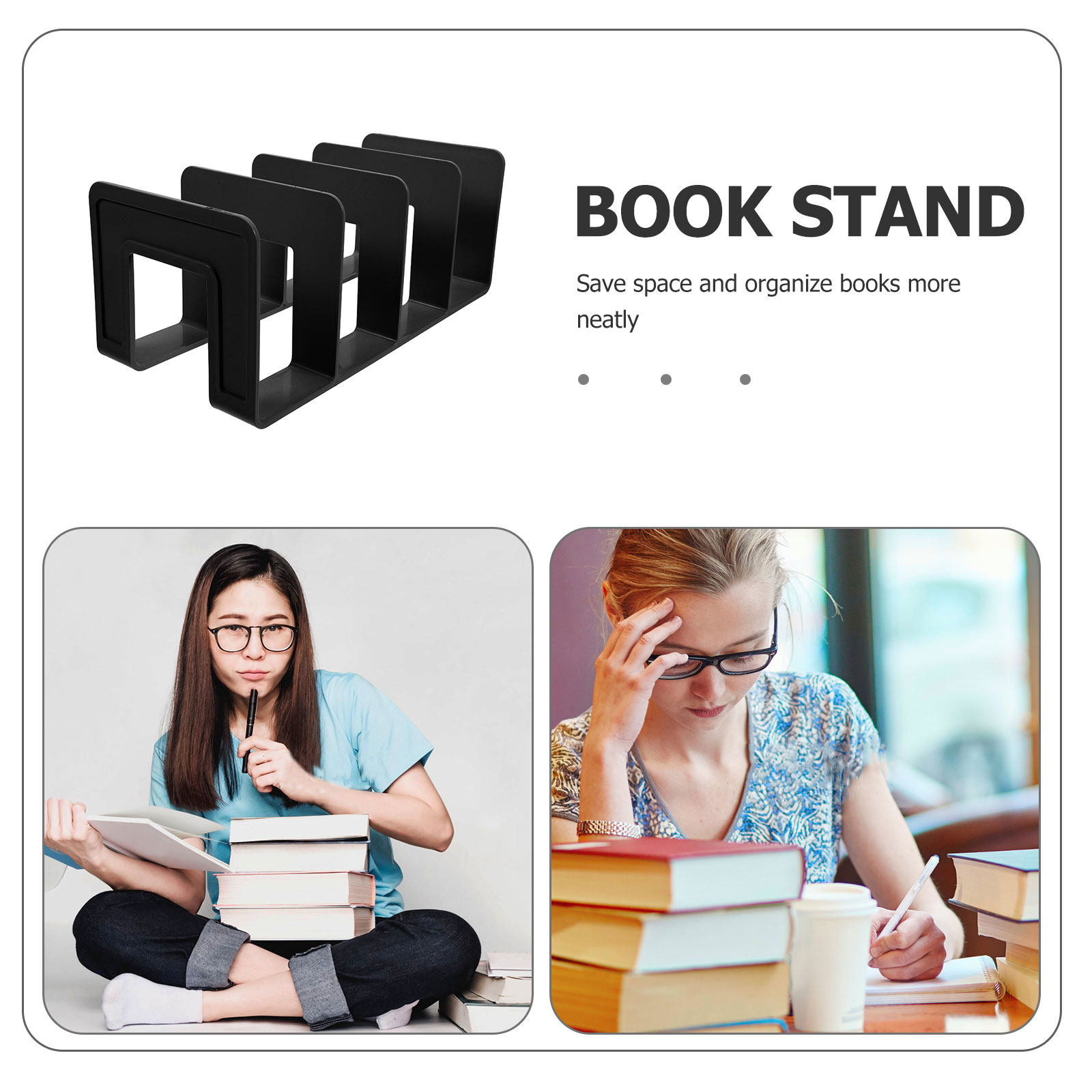 Book Holder for Shelf Desktop  - Magazine Holder Rack review and price